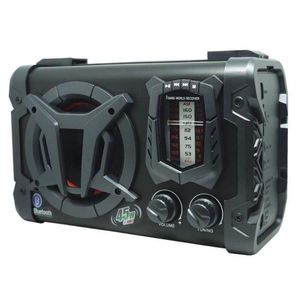 Caixa de Som Amplificada com Bluetooth USB Auxiliar MP3 e Rádio FM Clock New 45W - ACA90 - Amvox