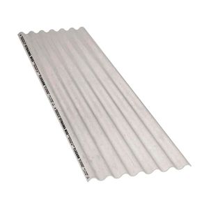 Telha de fibrocimento ondulada 2,44m x 50cm 4mm - Brasilit