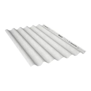 Telha de fibrocimento ondulada 1,83m x 1,10m 5mm - Brasilit