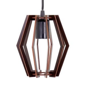 Pendente 40W Horik 1XE27 Tabaco 220V - Ilux