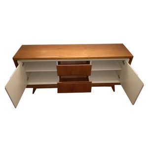 Buffet com 2 Portas e 2 Gavetas Alagoas Carvalho / Off-White 170X77CM - Matos E Lopes