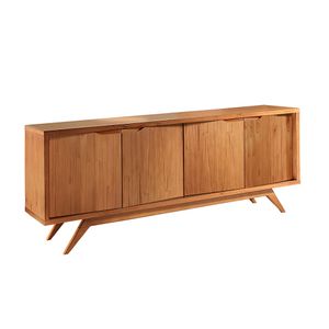 Buffet com 4 Portas California Carvalho 170X77CM - Matos E Lopes