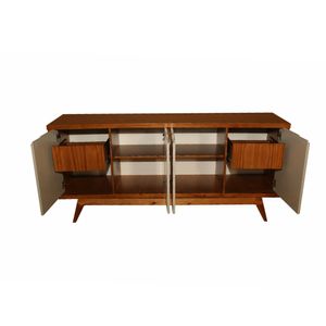 Buffet com 4 Portas California Carvalho 170X77CM - Matos E Lopes