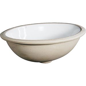 Cuba Luzarte Bancada Oval Embutir M02 35X27Cm Branco