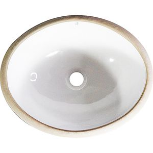 Cuba Luzarte Bancada Oval Embutir M02 35X27Cm Branco
