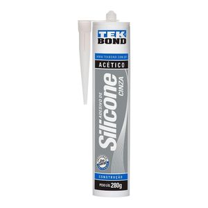 Silicone Acético para Uso Geral Tekbond Cinza 280g