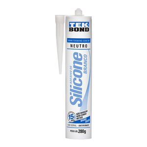 Silicone Acético para Uso Geral Tekbond Branco 280g