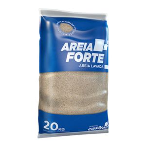 Areia Lavada Grossa 20KG - Casa Forte