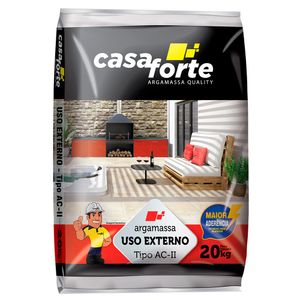 Argamassa Interna e Externa para Cerâmica ACII 20KG - Casa Forte