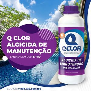 Algicida de Manutenção 1L - Q-Clor