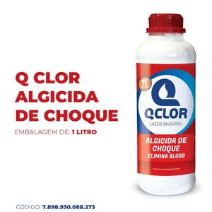 Algicida de Choque Elimina Algas 1L - Q-Clor