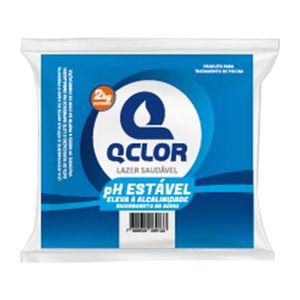 Elevador de Alcalinidade para Piscina pH Estável 2KG - Q-Clor