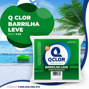 Elevador de pH Barrilha Leve para Piscinas 2KG - Q-Clor