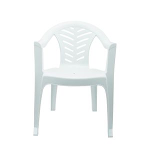 Poltrona em PVC Tambaú Branca - Plastex