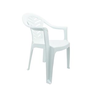 Poltrona em PVC Tambaú Branca - Plastex