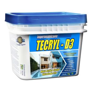 Manta Líquida Impermeabilizante D3 Azul 4kg - Tecryl