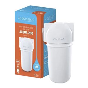 Filtro de Água Acquabios Carbon Block 7" Branco