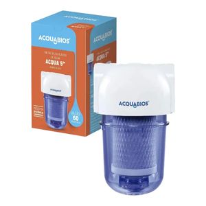 Filtro Transparente Acquabios Carbon Block 5" Conexão 1/2
