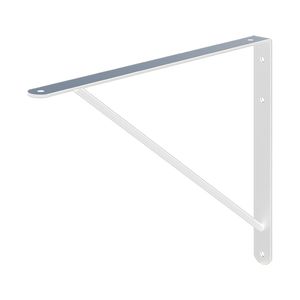 Suporte Mão Francesa Dicarlo Reforçada 40 CM Smart Branco