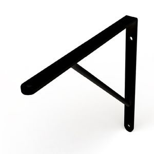 Suporte Mão Francesa Dicarlo sem Kit Montagem 25 CM Smart Preto