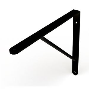 Suporte Mão Francesa DiCarlo sem Kit Montagem 30 CM Smart Preto