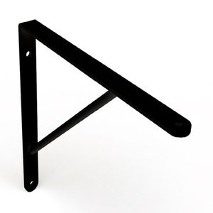Suporte Mão Francesa Dicarlo sem Kit Montagem 25 CM Smart Preto