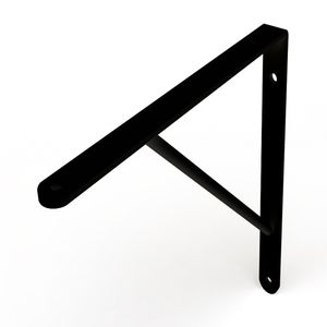 Suporte Mão Francesa DiCarlo sem Kit Montagem 40 CM Smart Preto