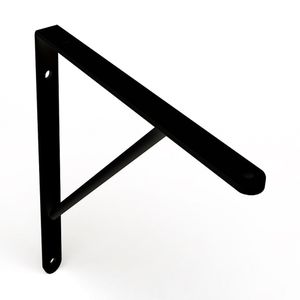 Suporte Mão Francesa DiCarlo sem Kit Montagem 35 CM Smart Preto