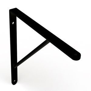 Suporte Mão Francesa DiCarlo sem Kit Montagem 40 CM Smart Preto