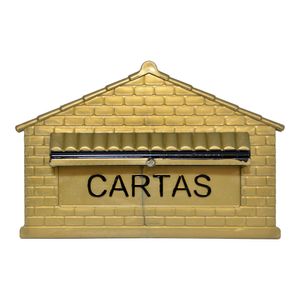 Caixa de Correio Telha Luz Colonial Ouro