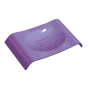 Saboneteira de Bancada Dual Roxa
