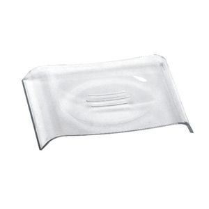 Saboneteira de Bancada Dual Cristal Luxo
