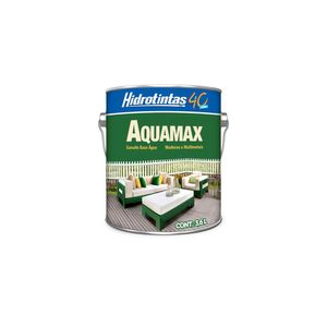 Esmalte Brilhante Base Água Hidrotintas Aquamax Cinza Pl 3,6L
