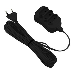 Extensão Forceline 3 Tomadas 2P 10A 5 M Preto
