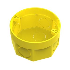 Caixa de Luz Tigre Tigreflex Octagonal 3X3 Amarelo