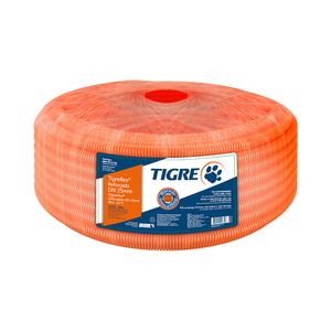 Eletroduto Corrugado Flexível Tigre 20 MM 50 M Laranja