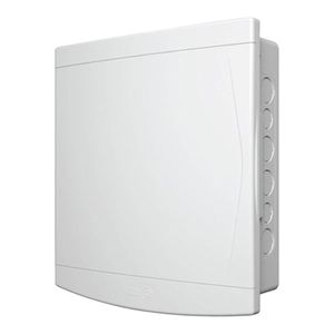 Quadro Distribuidor de Embutir Tigre sem Barramento 18/24 Disjuntores Branco