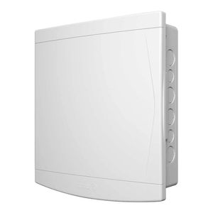 Quadro Distribuidor de Embutir Tigre com Barramento 12/16 Disjuntores Branco