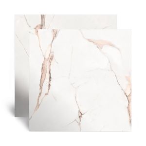 Porcelanato Marmorizado Retificado Polido Paonazzo Branco Tipo A 74X74CM - 01040001002PMT - Elizabeth