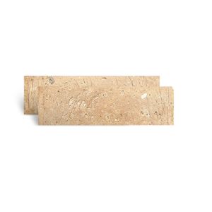 Revestimento Pedra Acetinado Bologna Crema Tipo A 7X26CM - Elizabeth
