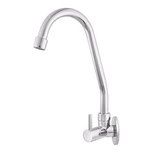 Torneira de Parede para Cozinha Forusi Realce Jr Bica Móvel 3159 1/4 Cromada