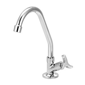 Torneira de Mesa para Cozinha Forusi Bica Móvel 1/4 1/2 Jr C36 Cromada