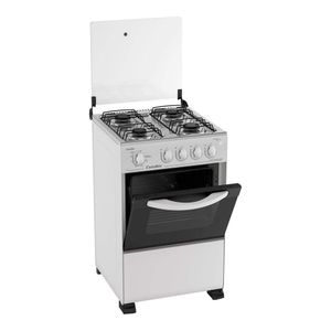 Fogão de Piso a Gás Esmaltec New Caribe 4 Bocas Inox Bivolt