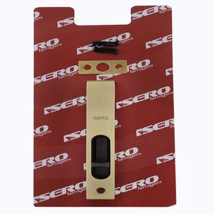 Fecho de Embutir Isero Latão e Zamac 12 CM Oxidado