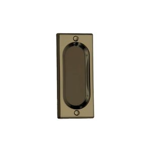 Concha de Sobrepor Isero Retangular Ferro 4 X 10 CM Oxidado