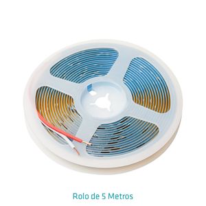 Fita LED COB 12V 5M 9W/M IP20 Luz Amarela 3000K - 1133 - Gaya