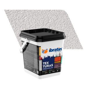 Textura Acrílica Premium Cristalini Branca 25KG - Ibratin