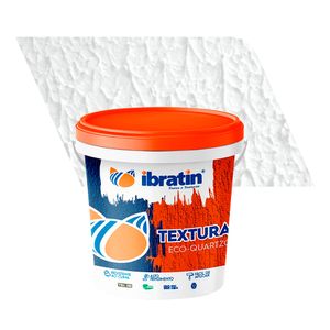 Textura Acrílica Premium Lisa com Quartzo Branca 25KG - Ibratin