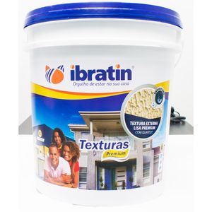 Textura Acrílica Premium Lisa Branca 25KG - Ibratin