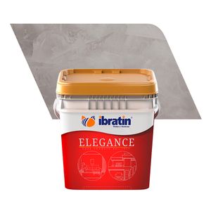 Textura Cimento Queimado Elegance Prata 4,2Kg - Ibratin